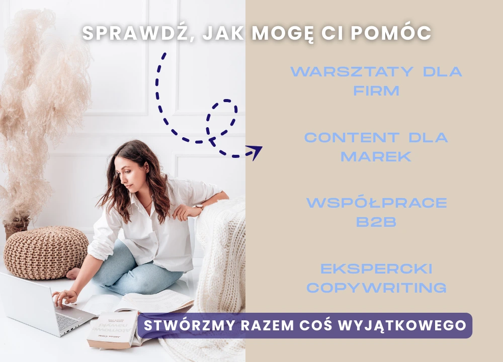 psychodietetyk dla firm B2B, content creator i copywriter